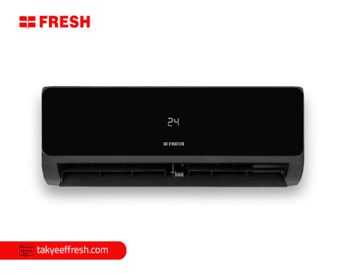  تكييف فريش سمارت إنفرتر (Smart Inverter) باللون الأسود، قدرة 1.5 حصان (بارد/ساخن)